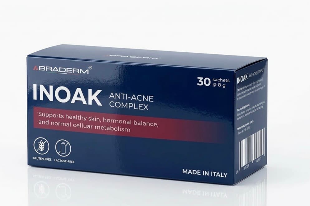 INOAK ANTI-ACNE Complex Дієтична добавка для нормалізації гормонального балансу