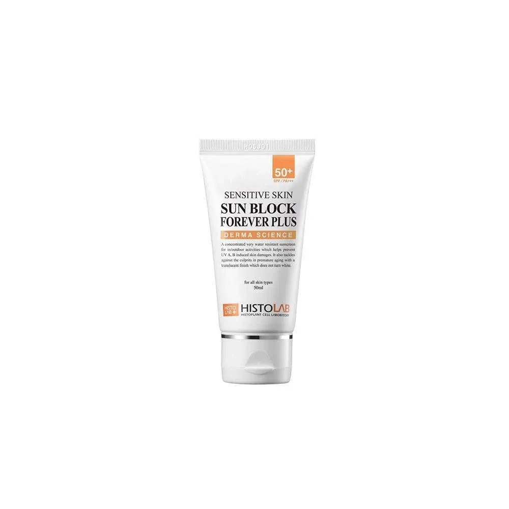 Есенція Сонцезахисна Histolab Sensitive Skin Sun Block forever plus SPF 50 + / PA+++, 50 мл