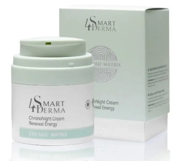 SMART 4 DERMA Екзосомальний нічний крем з NAD